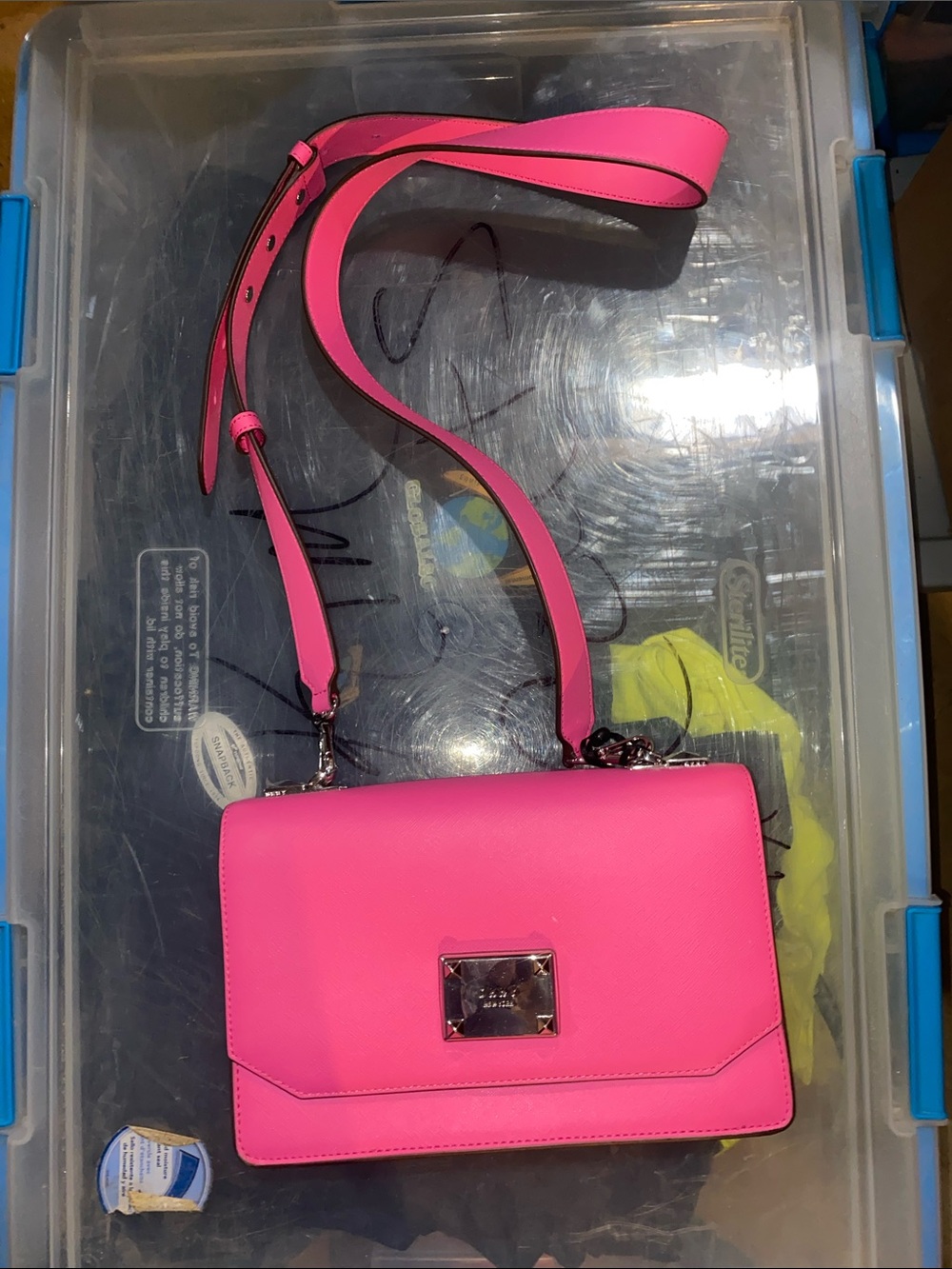 DKNY Hot Pink Crossbody Shoulder Bag